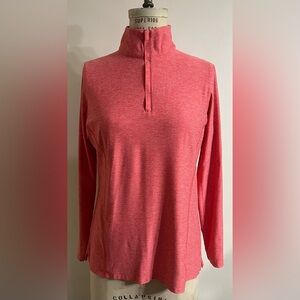 Peter Millar Poppy Quarter Zip Active Shirt‎ UPF 50+Sun Protection Size Large